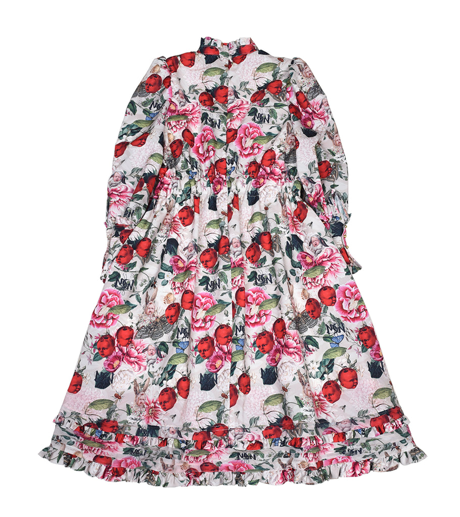 Strange cherry and howl rabbit long dress (PINK)