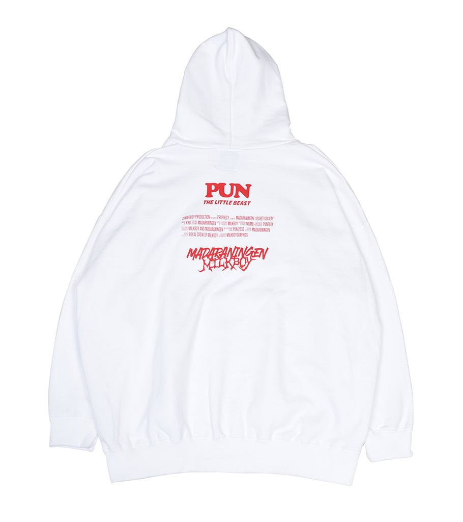 PUN HOODIE (WHITE)