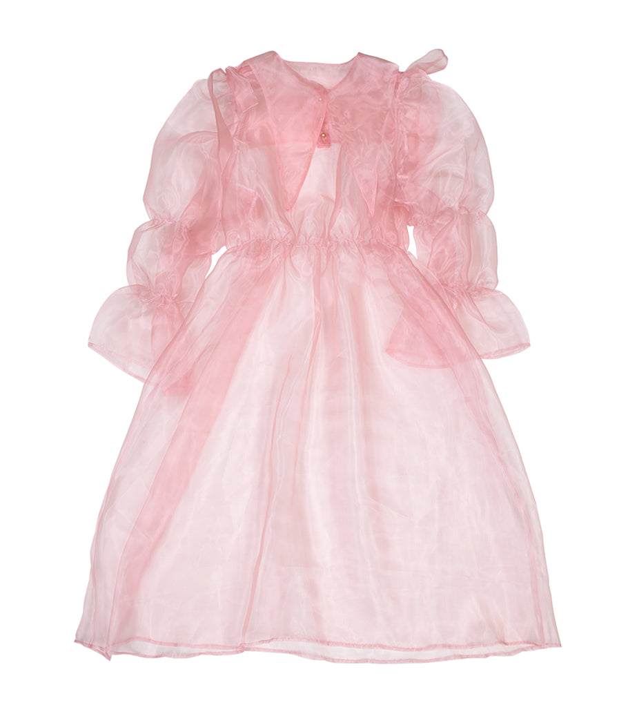 [一般販売] Organdie dress (DUSTY PINK)