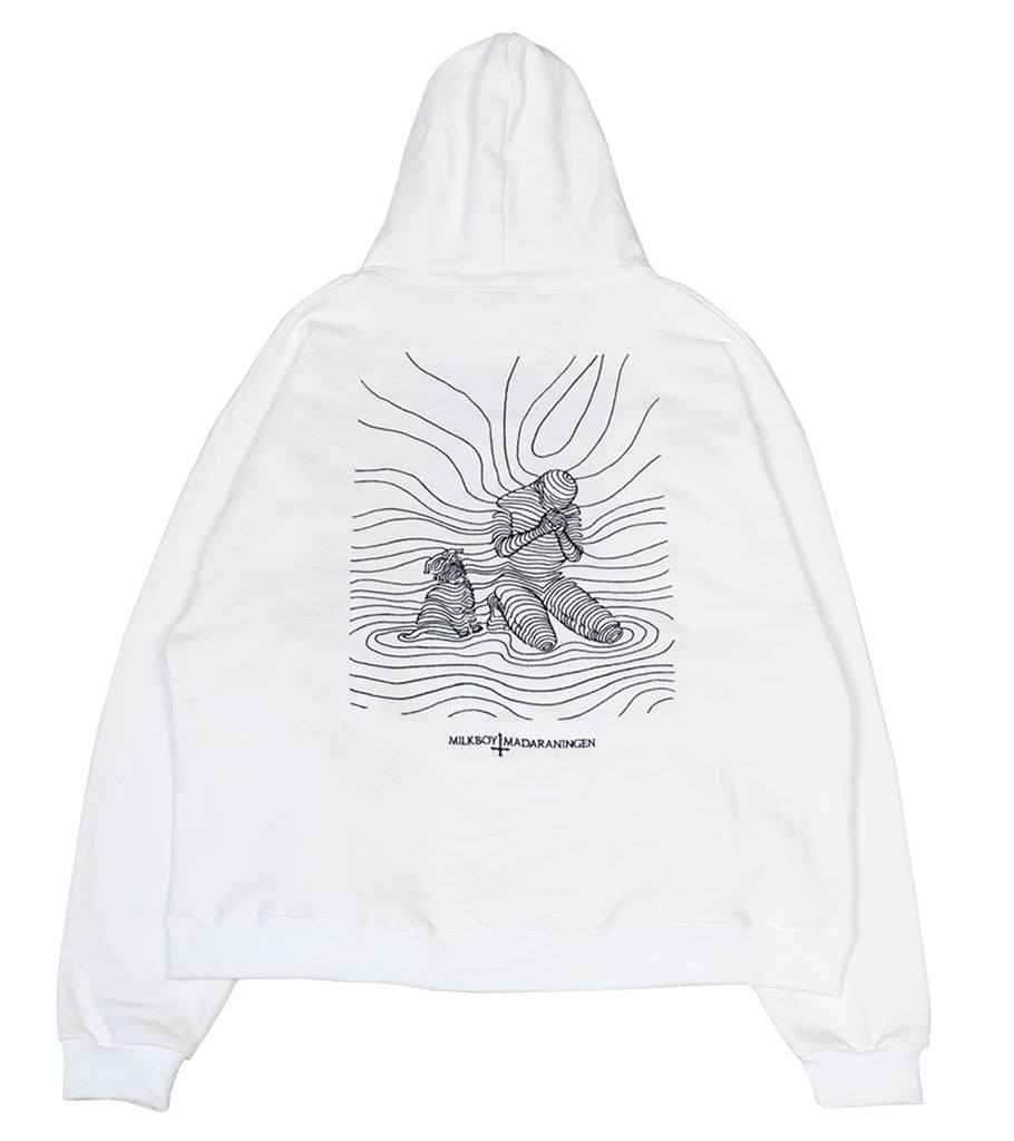 MADARA EMB HOODIE (WHITE)