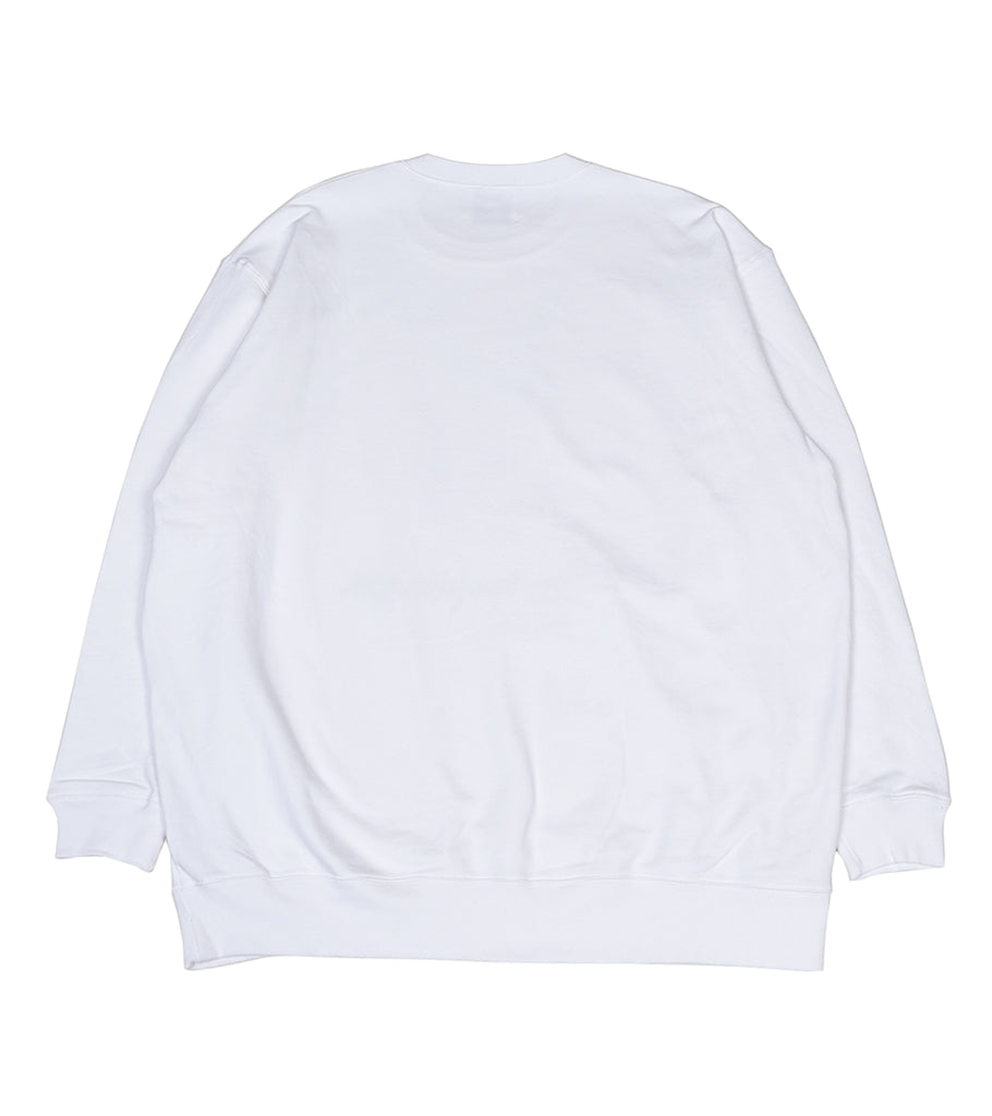 [一般販売] Howl rabbit+logo embr sweat top (WHITE)