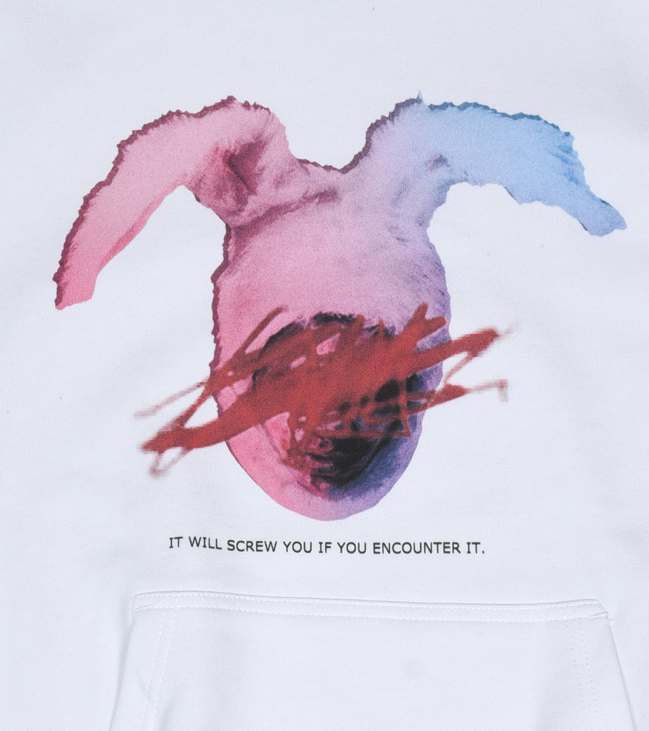 [一般販売] Killer rabbit hoodie (WHITE)