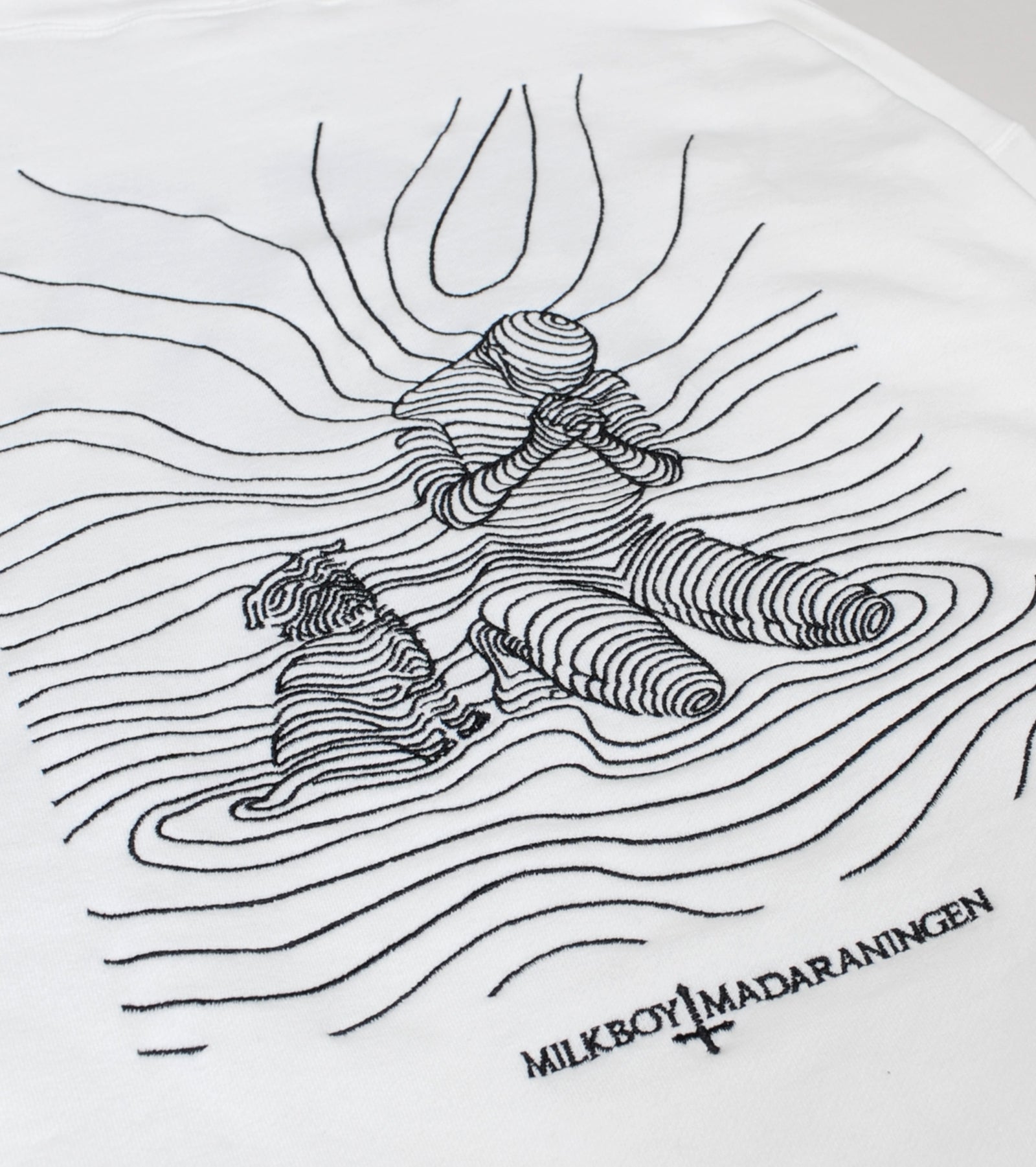 MADARA EMB HOODIE (WHITE) | GALAXY BROAD SHOP