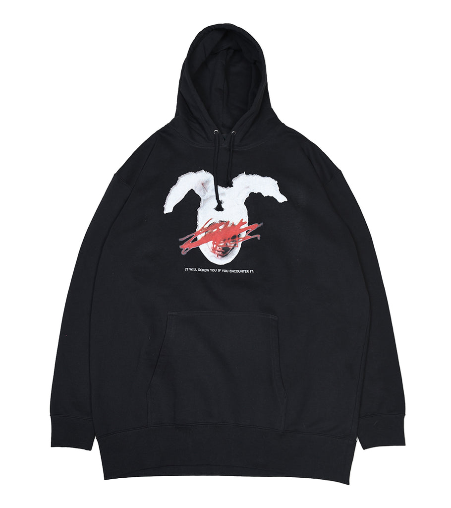 Killer rabbit hoodie (BLACK)