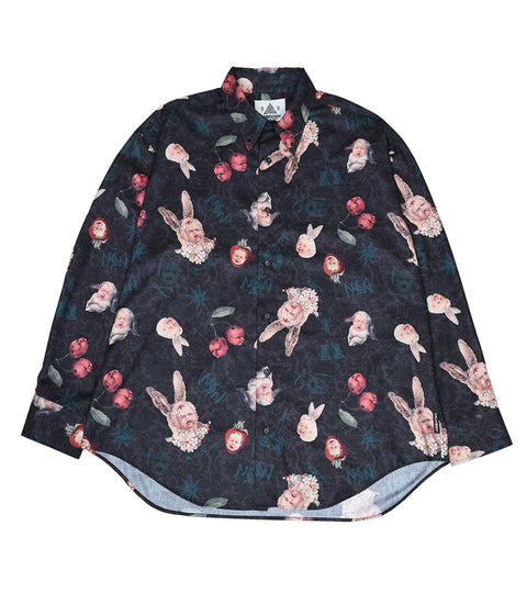 MADARA RABBIT SHIRT (BLACK) | GALAXY BROAD SHOP