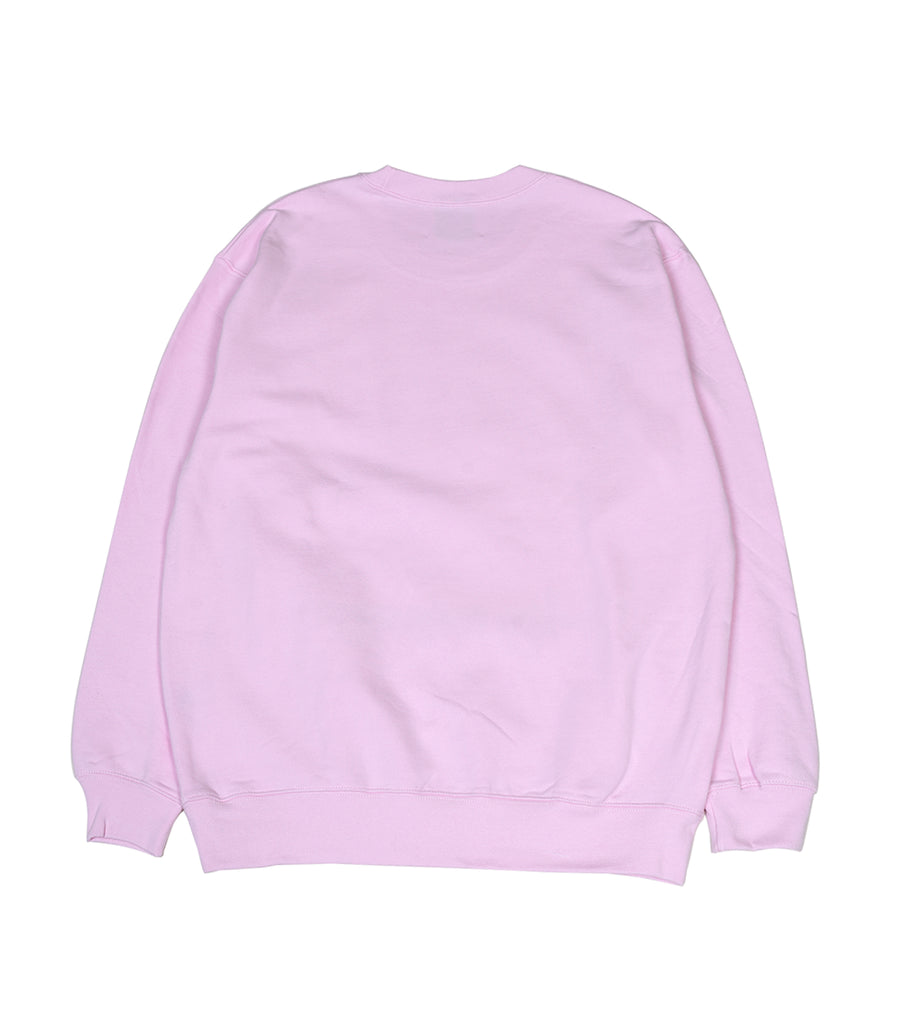 [一般販売] Howl rabbit+logo embr sweat top (BABY PINK)