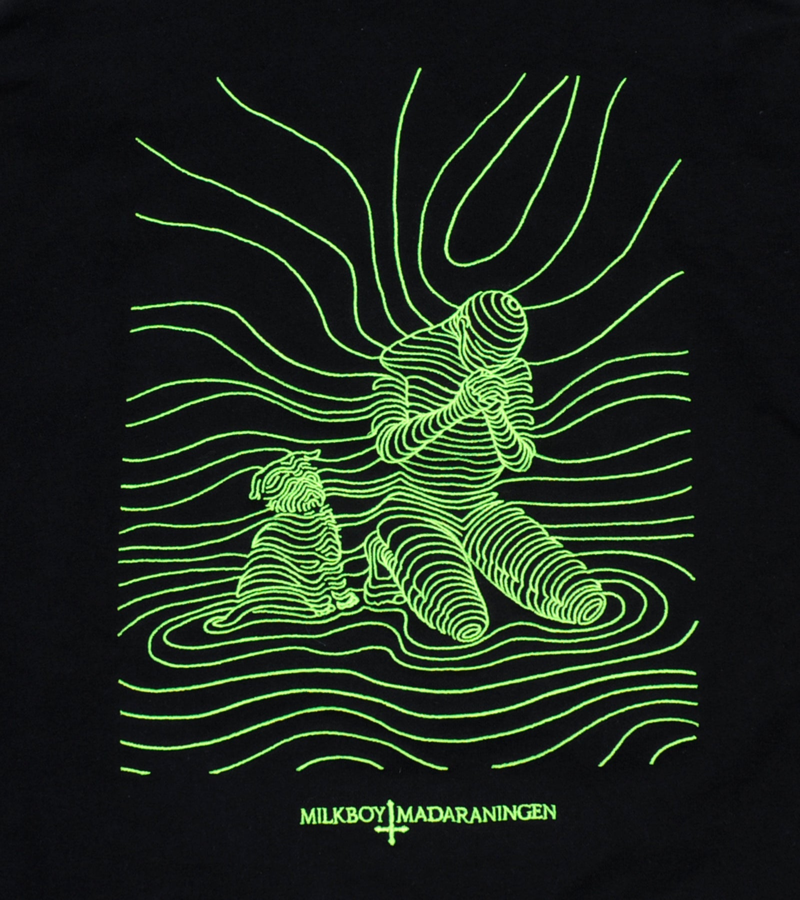 MADARANINGEN フーディー MADARA EMB HOODIE (BLACK) | GALAXY BROAD SHOP