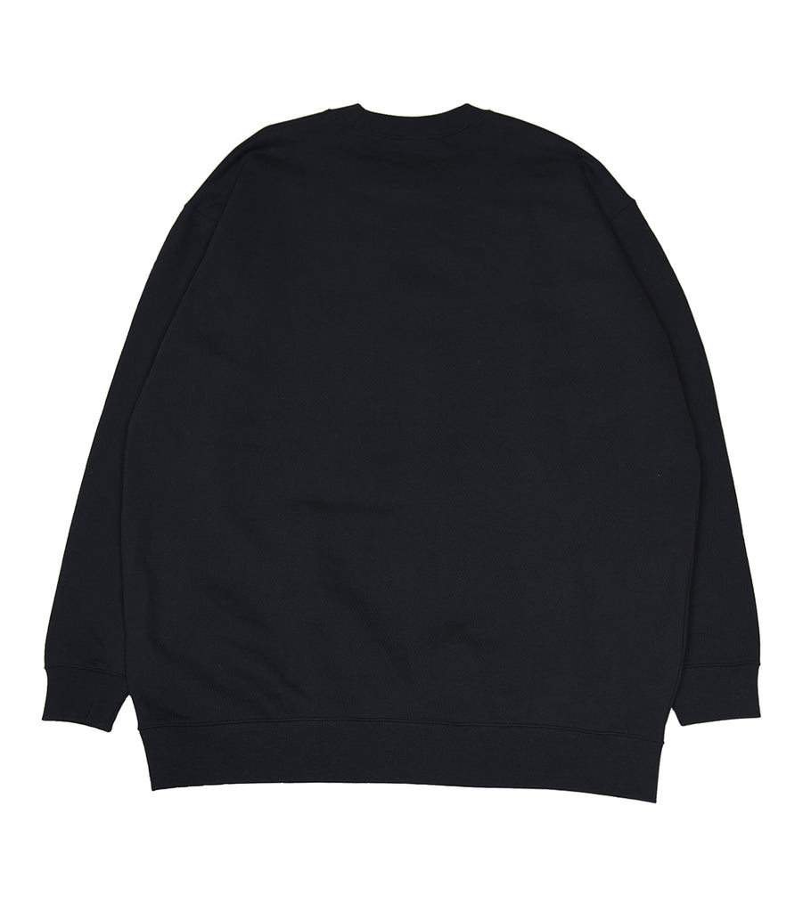 [一般販売] Howl rabbit+logo embr sweat top (BLACK)