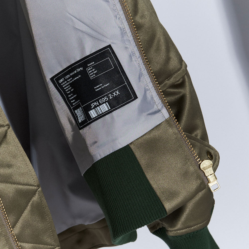 2022AW collection MA-1 Blouson MOSS GREEN