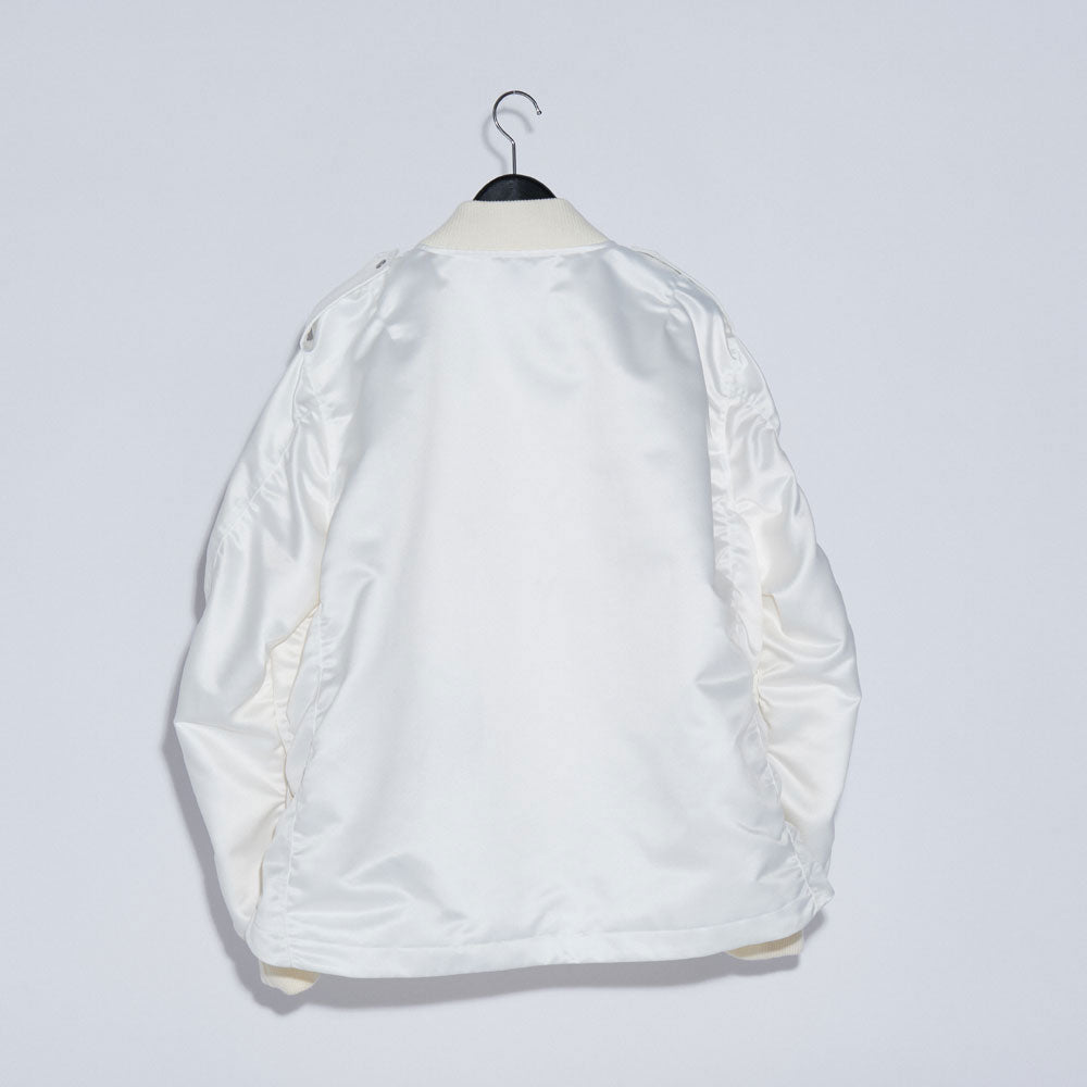 2022AW collection MA-1 Blouson WHITE