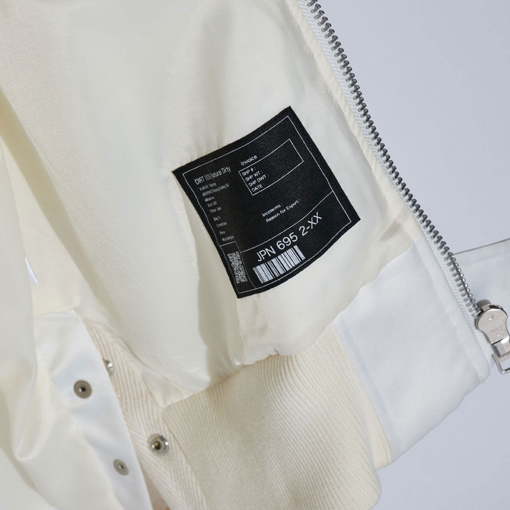 2022AW collection MA-1 Blouson WHITE