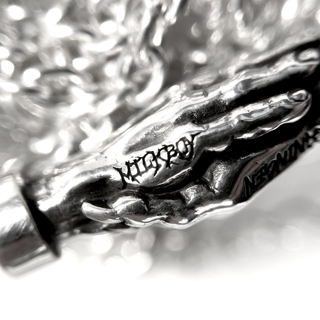 [一般販売] Entered handshake necklace silver925