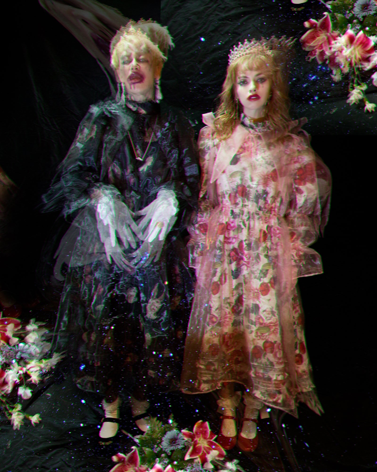 一般販売] Organdie dress (DUSTY PINK) | GALAXY BROAD SHOP