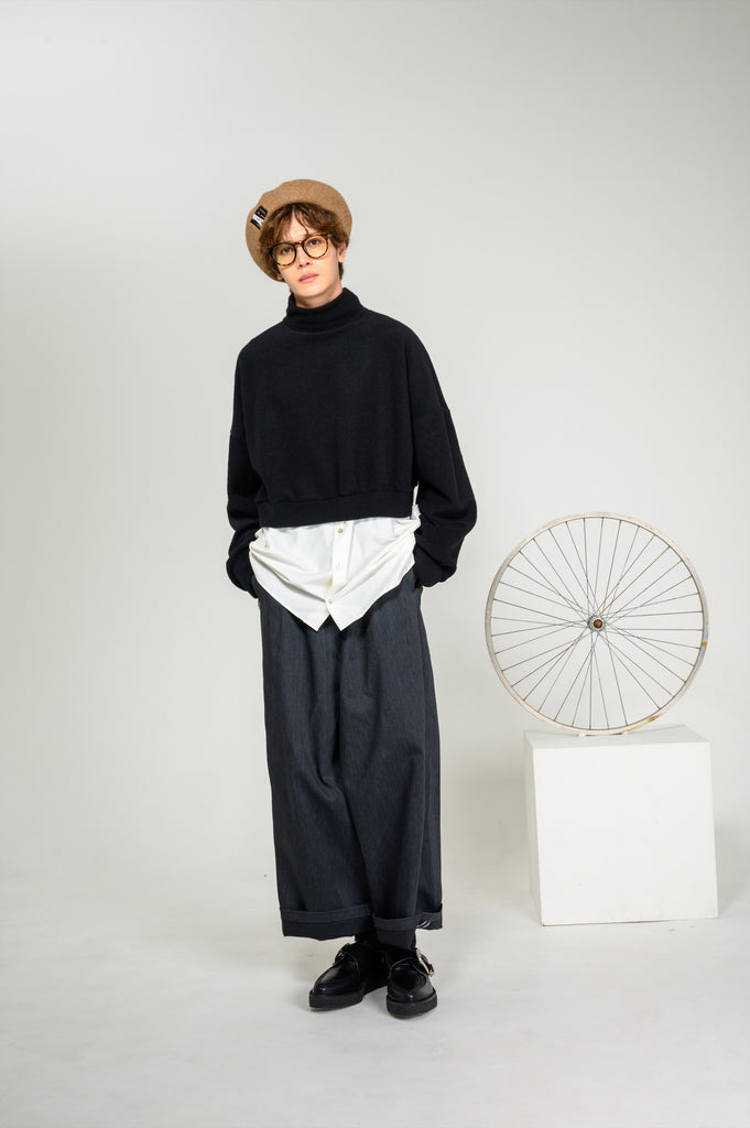 Denim Pants Maruo Suehiro x MADARANINGEN [Black]