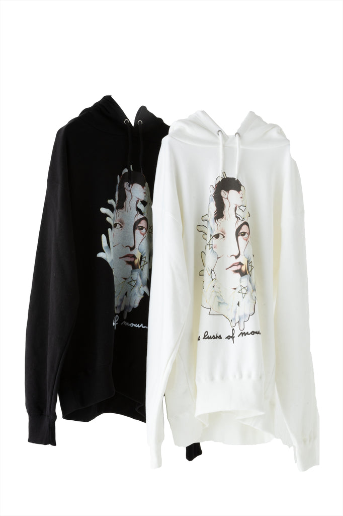 [一般販売] 丸尾末広×MADARANINGEN HOODIE　WHITE