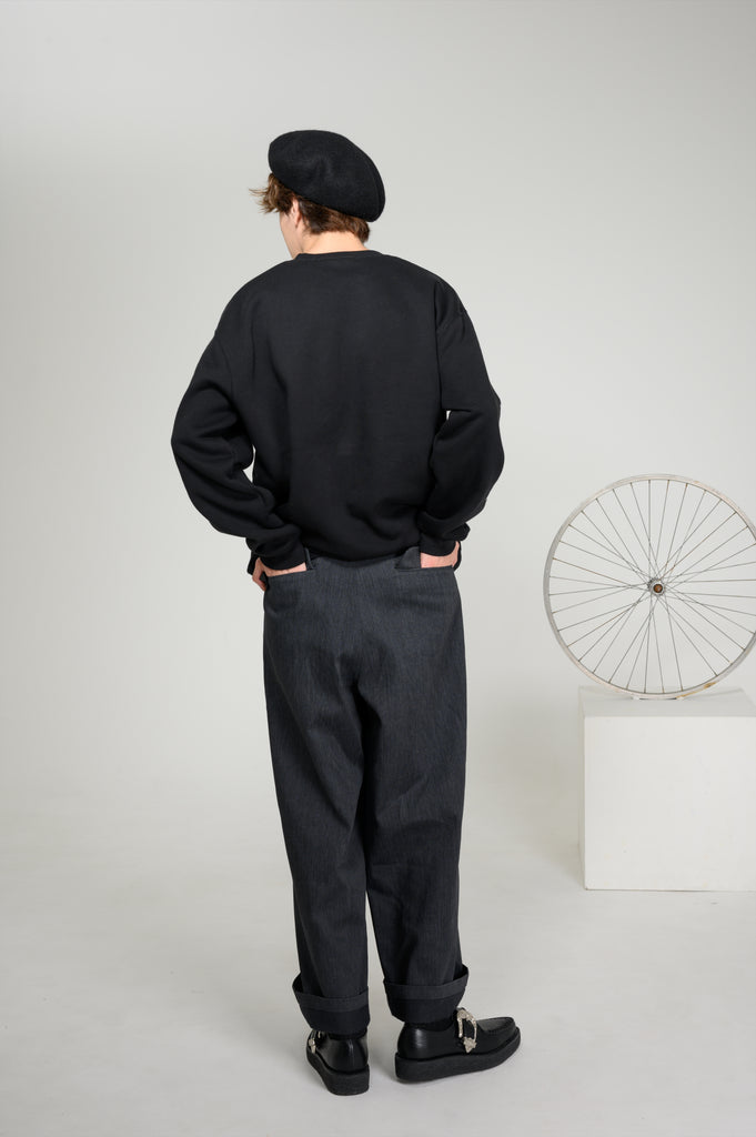 Denim Pants Maruo Suehiro x MADARANINGEN [Black]