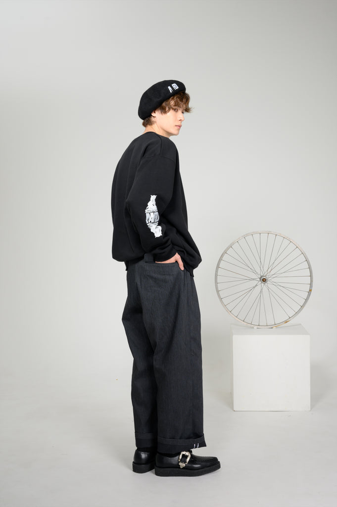 [一般販売] Denim Pants 丸尾末広×MADARANINGEN [Black]