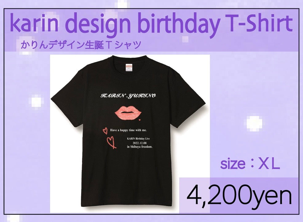 RiNCENT♯ 雪乃かりん 生誕Tシャツ2022