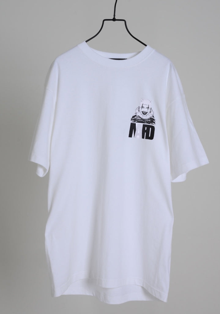 T-shirt 丸尾末広×MADARANINGEN [White]