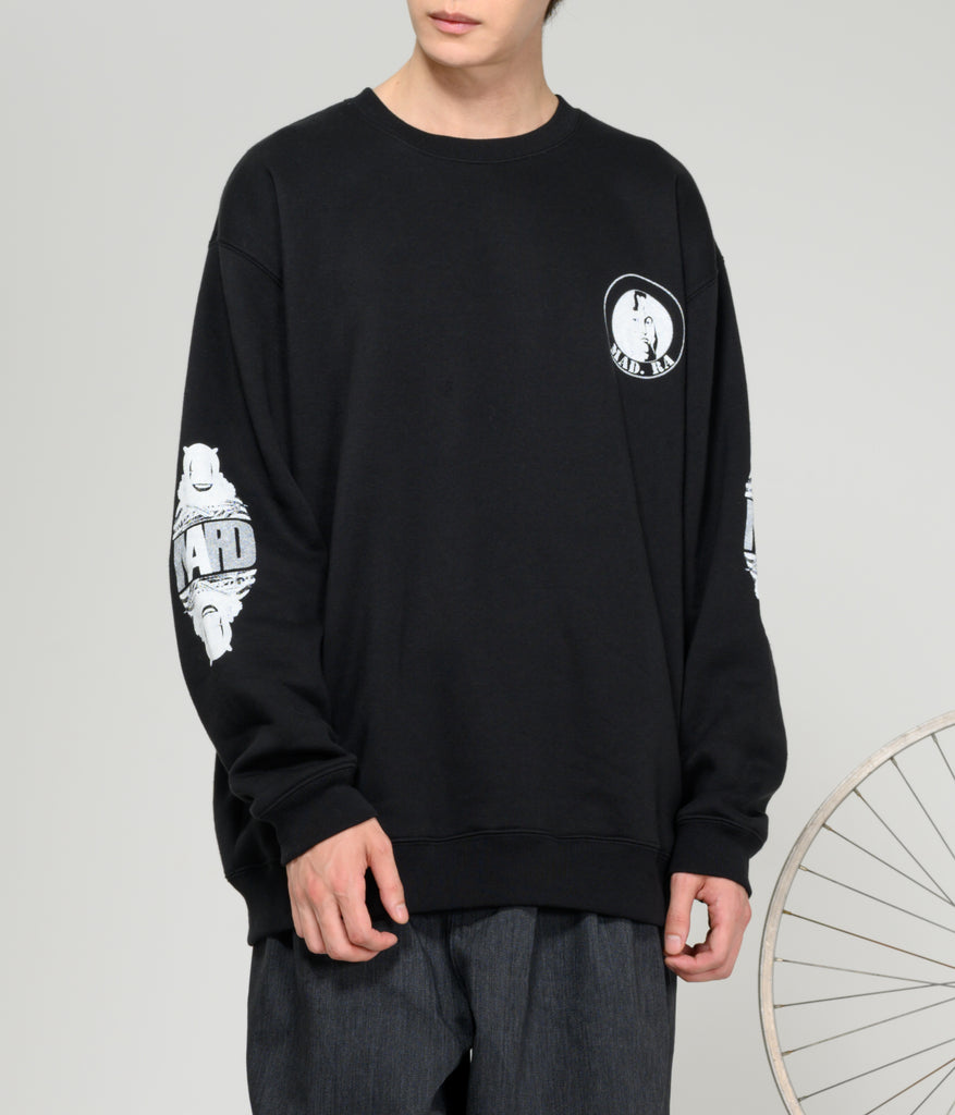 [一般販売] Sweatshirt 丸尾末広×MADARANINGEN [Black]