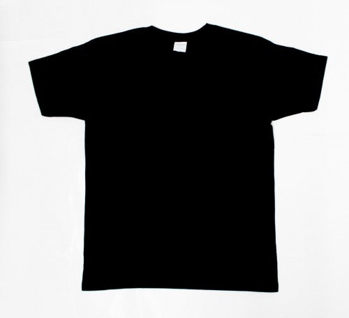 5.0オンス　無地Tシャツ(ブラック)